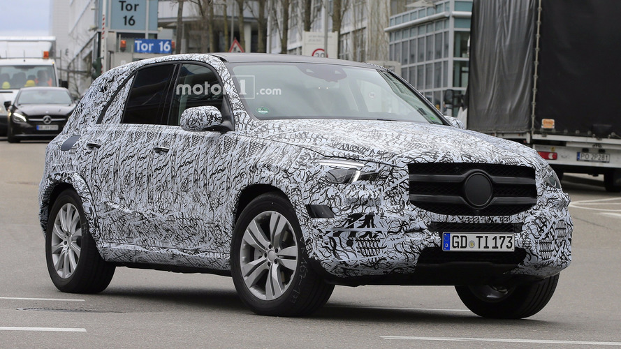 Mercedes GLE 2018, fotos espía