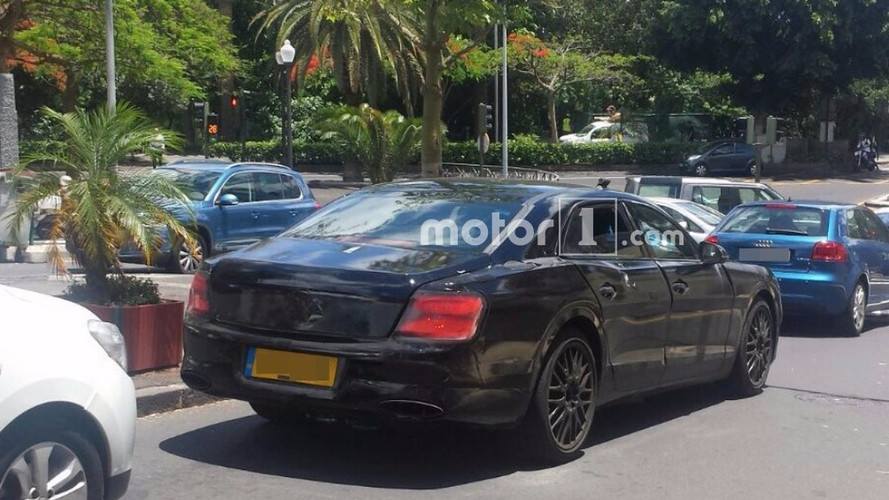 2019 Bentley Flying Spur with production body spy photo
