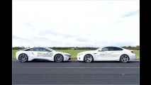 Auf der Rennstrecke mit i8 und M6