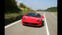 Sul passo della Cisa con la Ferrari 458 Spider