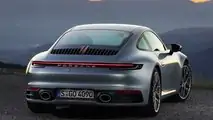 992 Porsche 911 Arka Profil