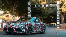 Toyota Supra A90 at Goodwood