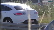 2019 Mercedes GLC Coupe facelift screenshot from spy video