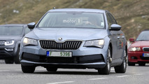 Skoda Superb spy photo