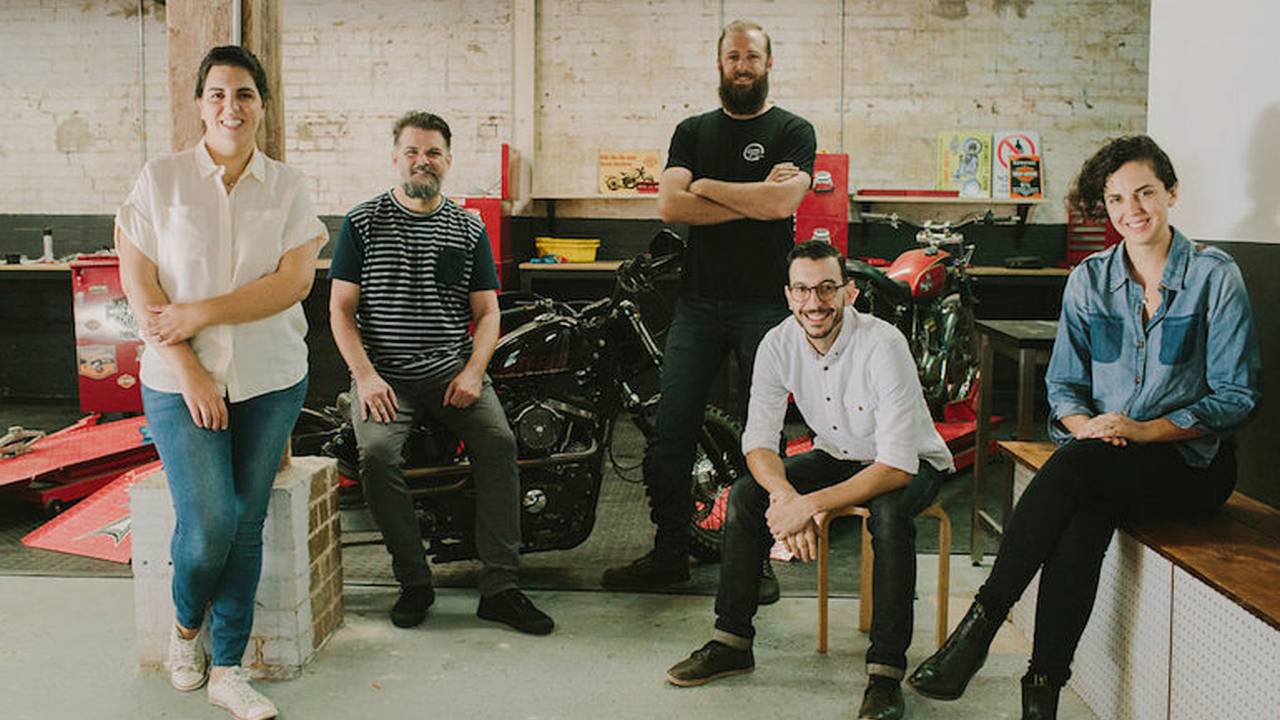 RSW Founders From Left: Dimity Genaus (Baker), Nick Smith (Chef), Adrian Sheather (Workshop), Daniel Cesarano (coffee), Heleana Genaus (Design and Comms)