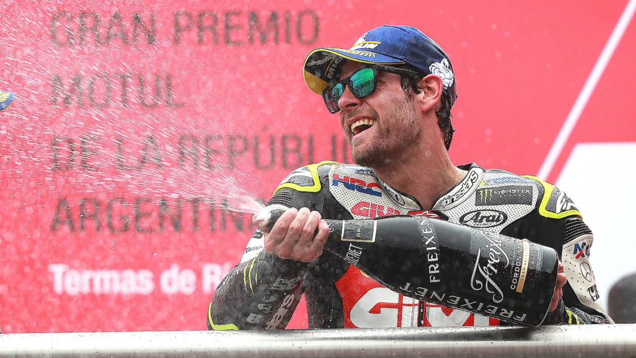 Race winner Cal Crutchlow, Team LCR Honda. Argentina GP, April 2018, Autodromo Termas de Rio Hondo.