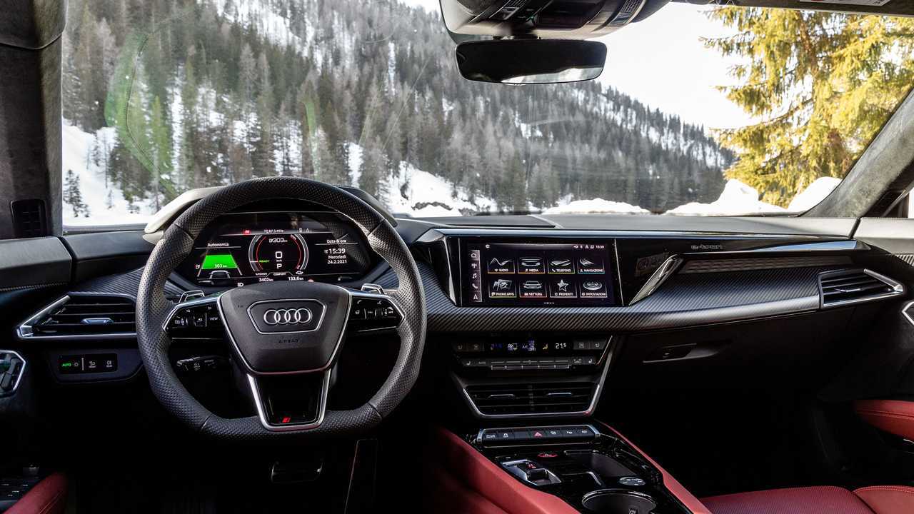 Audi RS e-tron GT - Prova sulle neve delle Dolomiti
