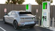 Быстрая зарядка Hyundai Ioniq 5 2022 на станции Electrify America