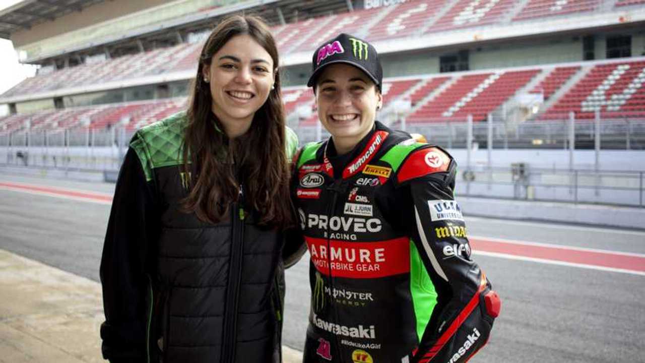 Provec Racing Kawasaki WSSP 300 Team Manager Carla Grau Pi