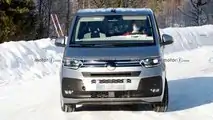 2021 VW T7 Multivan yeni casus fotoğraflar