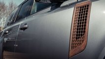 Land Rover Defender con componentes oxidados
