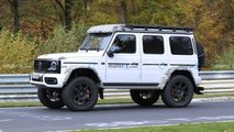 2022 Mercedes G-Serisi 4x4² Yeni Casus Fotoğraflar Nürburgring
