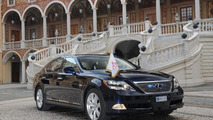 Voiture de mariage Lexus LS 600h L du Prince Albert 17.05.2011