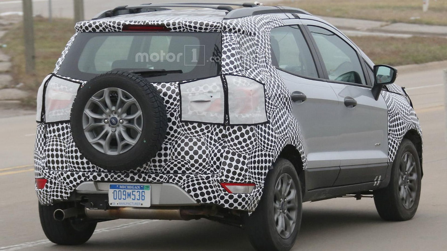 Ford EcoSport facelift spy photo
