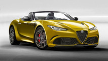 Alfa Romeo 6C spider rendering
