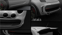 Official renderings of the Camal Fiat 500 Marcia Corta