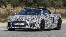 Audi R8 Spyder spy photo