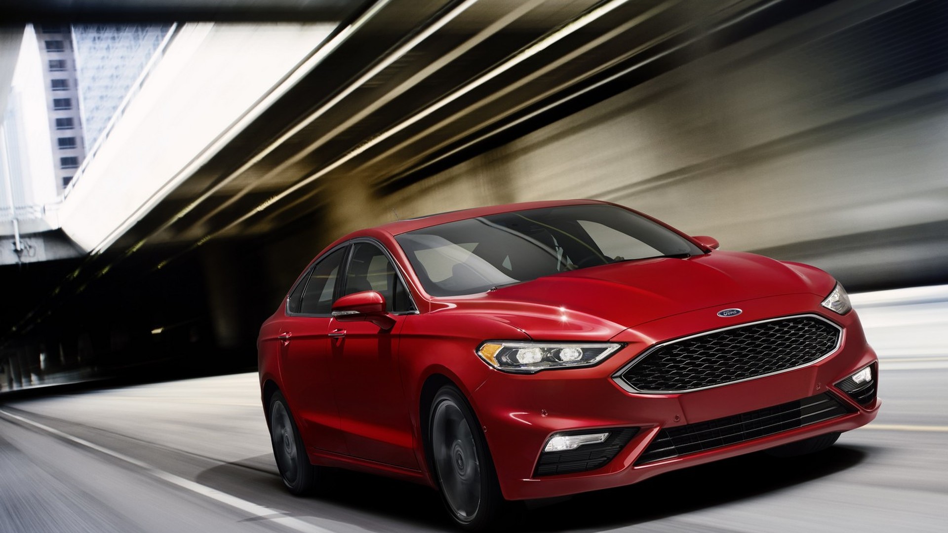 2017 Ford Fusion V6 Sport Features Pothole Mitigation Technology Video
