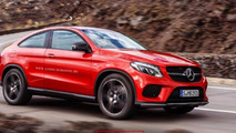 Mercedes-Benz GLE Coupe three-door render