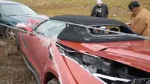 2015 Chevrolet Corvette Z06 Convertible crash