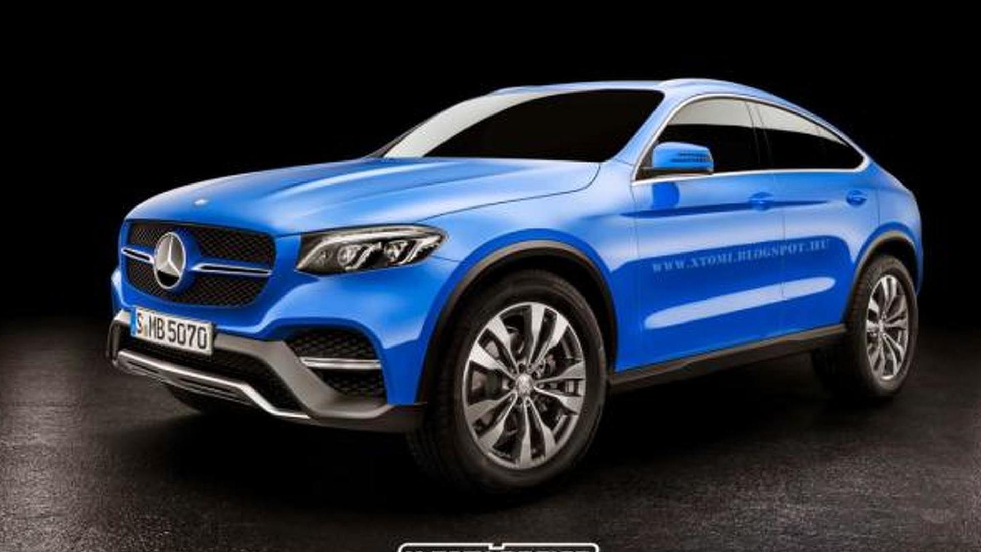 Mercedes Benz Concept GLC Coupe Rendered Into Production Version 