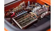 BMW 1602 mit Elektromotor bei der Olympiade 1972