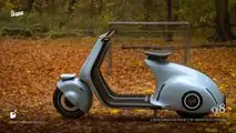 Vespa 98 Electric Concept by Mightyseed