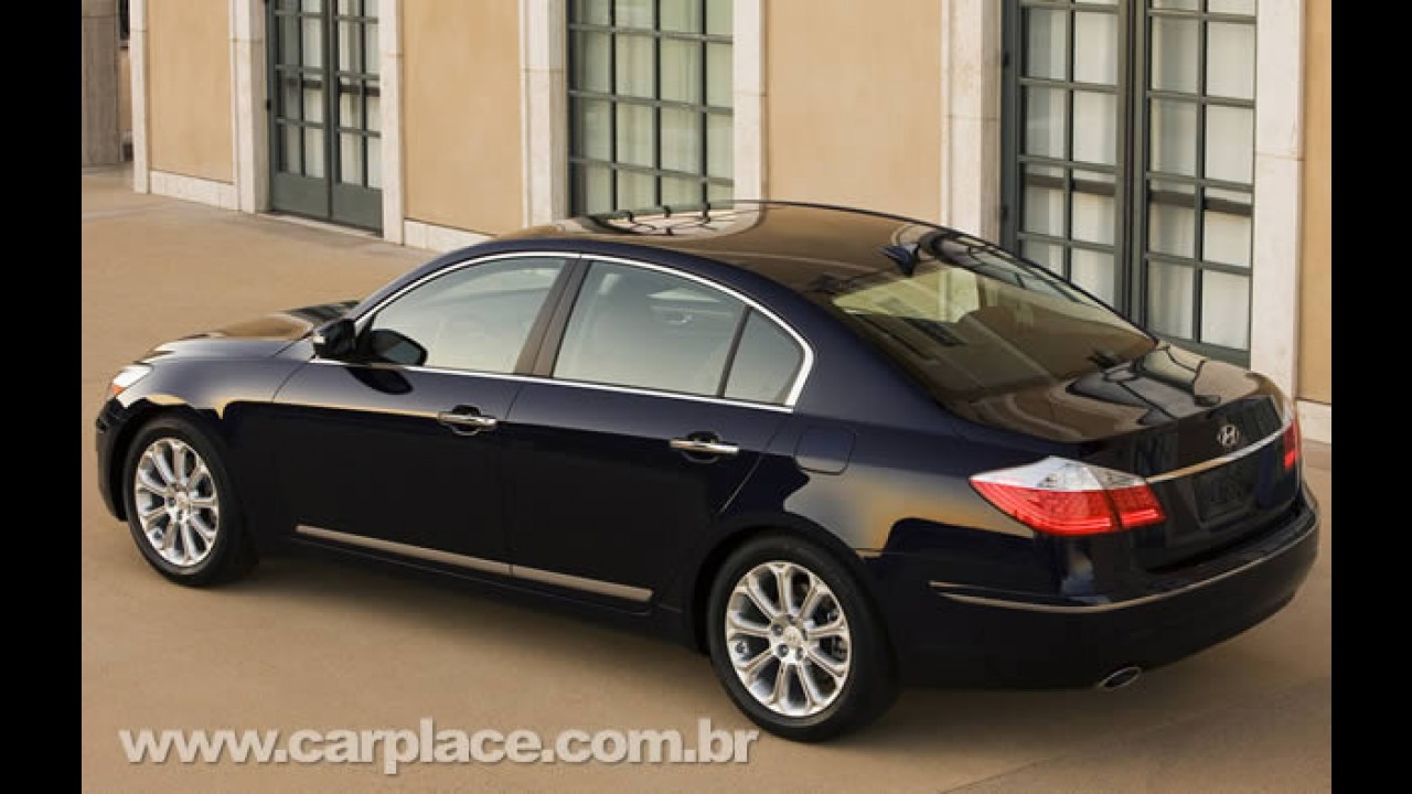 Hyundai Genesis será lançado no Brasil em breve - Marca já anuncia em seu site
