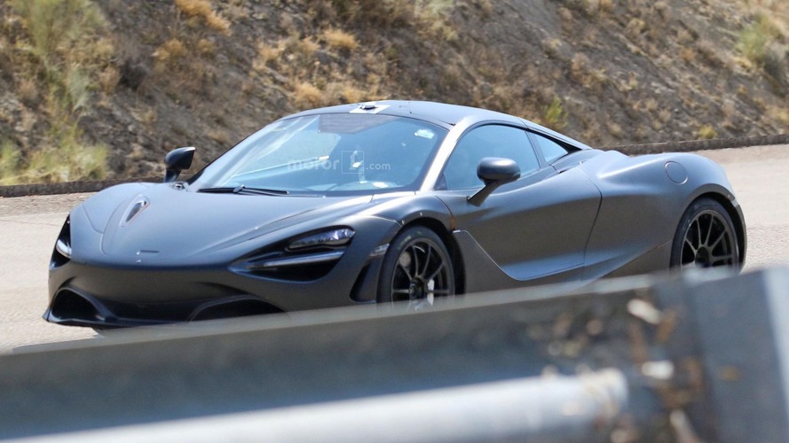 McLaren P14 spy photo
