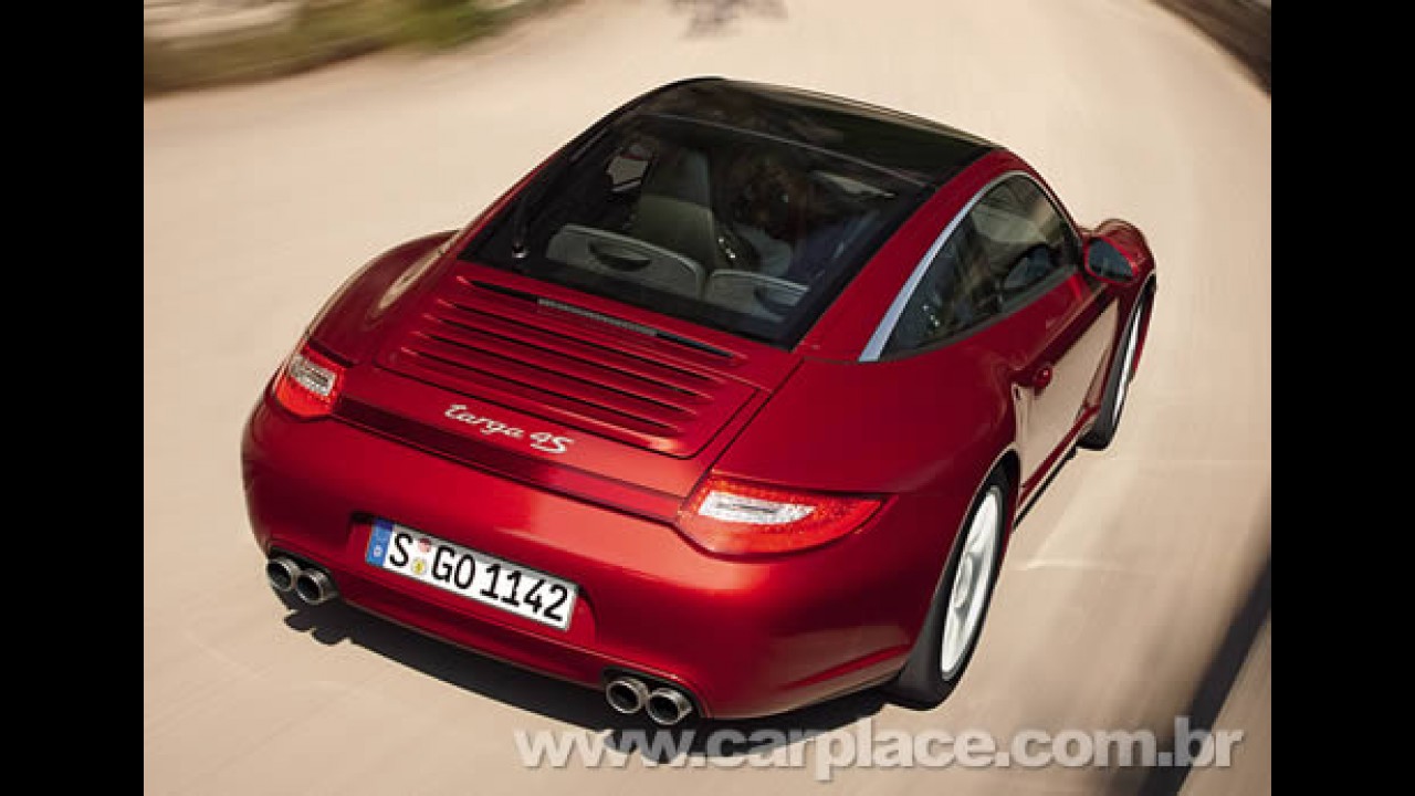 Porsche 911 Targa 2009 - Esportivo ganha teto todo de vidro e câmbio PDK