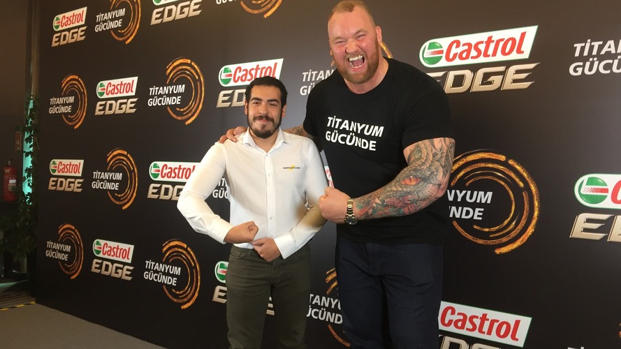 Thor Björnnson ve Şafak Soysal, Castrol Edge Supercar lansmanı