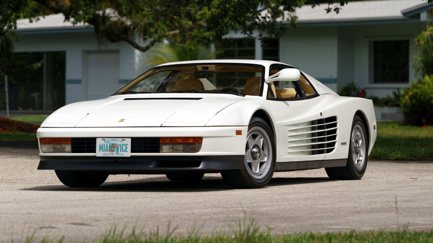 1986 Ferrari Testarossa Miami Vice auction