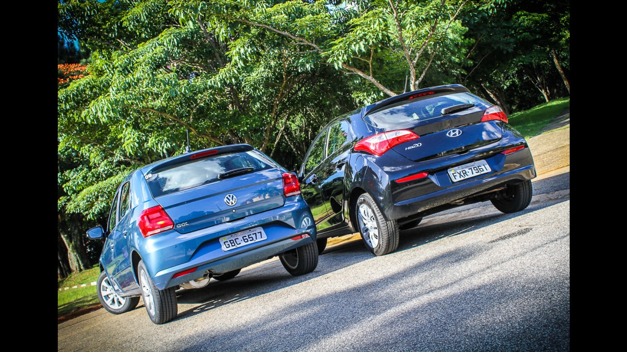 Teste CARPLACE: VW Gol 2017 tenta revanche contra o Hyundai HB20