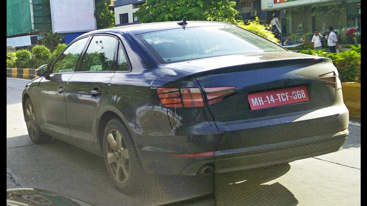 Flagra: novo Audi A4 2016 é clicado mais uma vez com pouca camuflagem