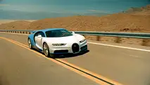 Bugatti Chiron çöl testi