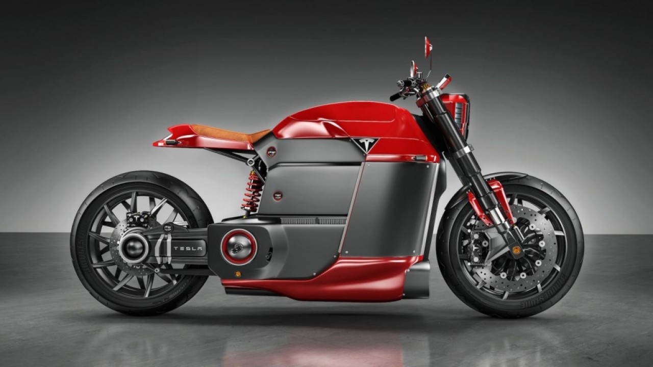 Moto elétrica da Tesla é "imaginada" por designer - veja fotos