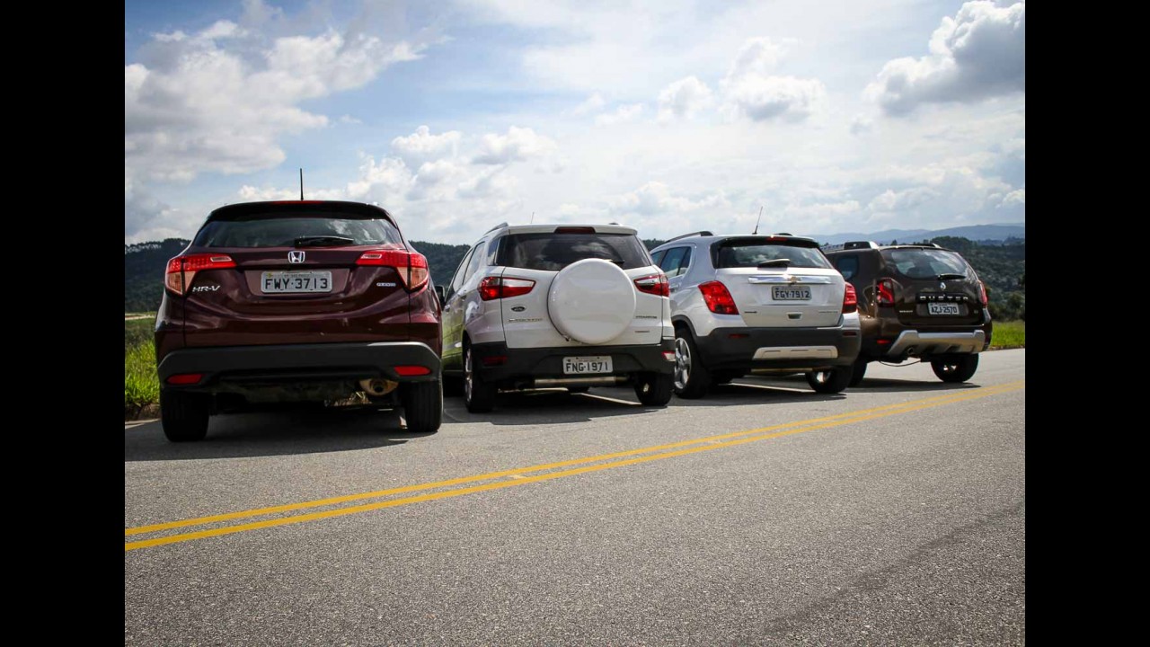 Teste CARPLACE: Honda HR-V encara EcoSport, Tracker e Duster renovado