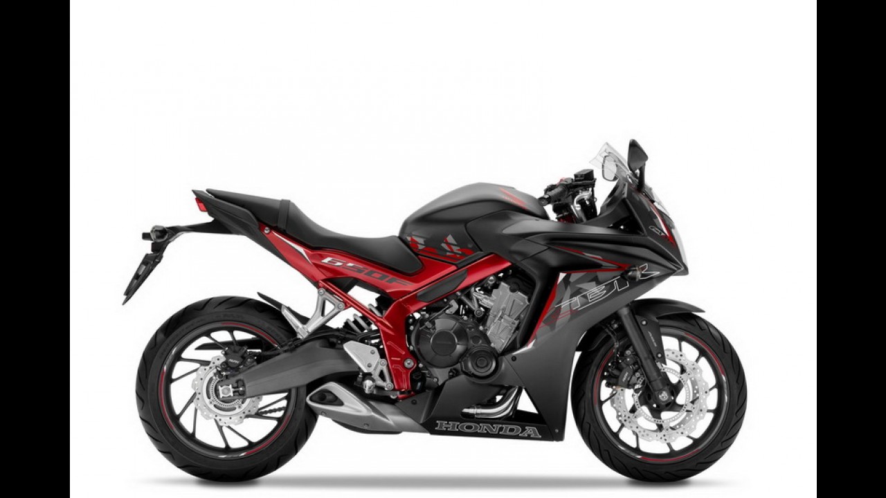 Honda mostra linha CB650 com nova pintura e grafismos para a linha 2016