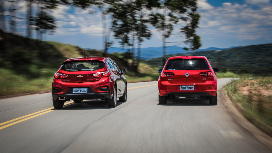 Comparativo Cruze Sport6 x Golf TSI