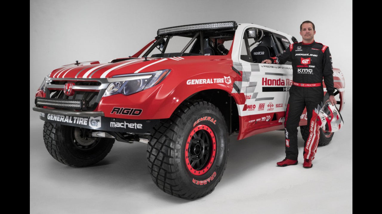 Ridgeline Baja Race Truck antecipa nova geração da picape Honda