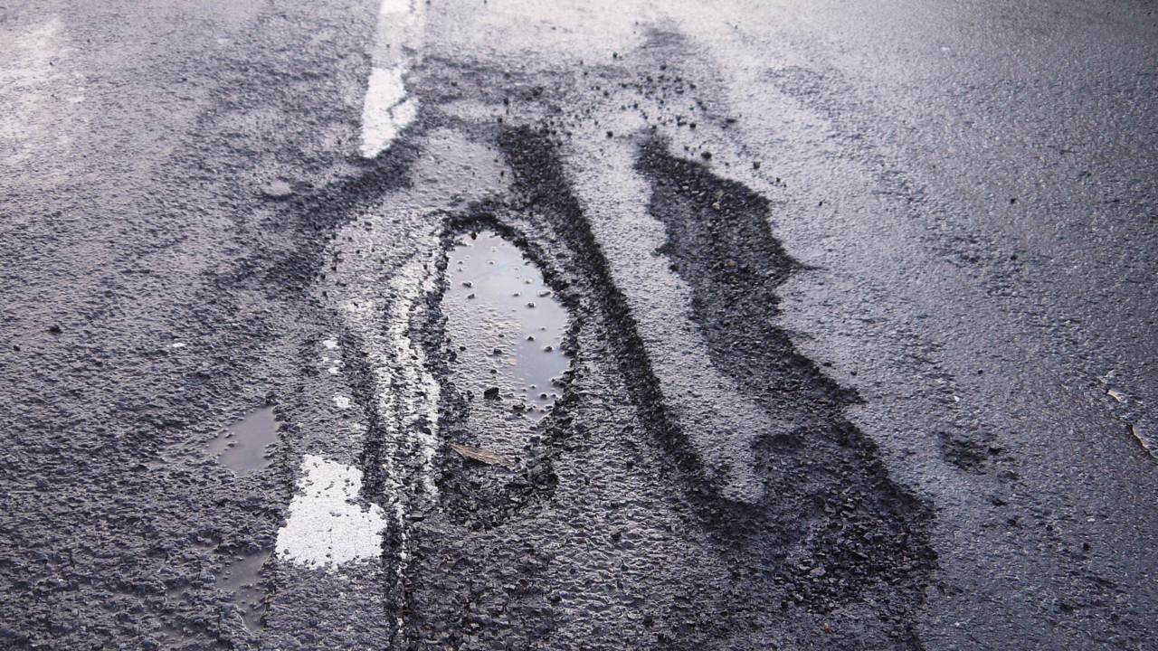 Road pothole