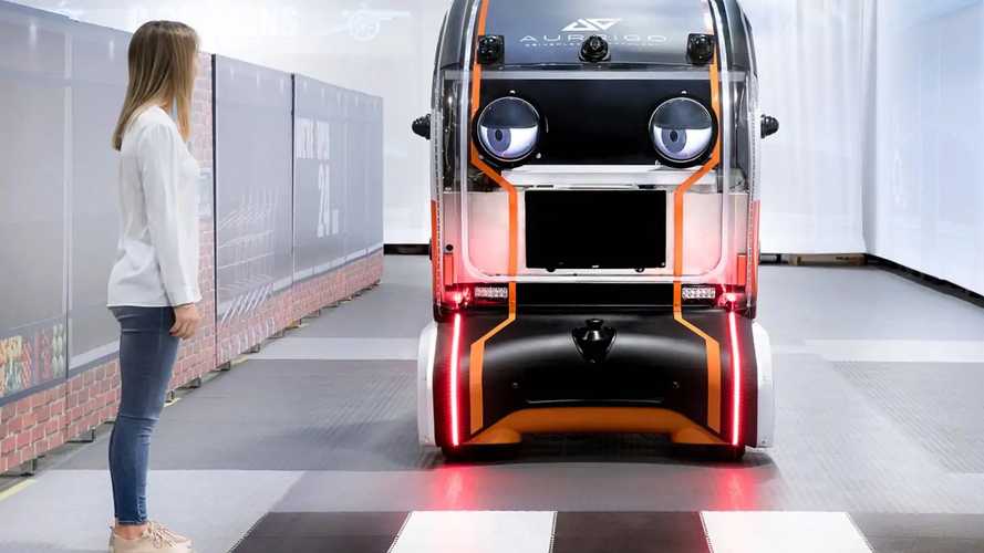 Jaguar Land Rover's big-eyed self-driving pod seeks our trust