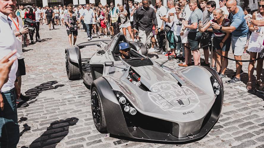 Usher takes on the Gumball 3000 in a BAC Mono