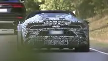 Lamborghini Huracan Spyder facelift spy