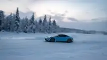 2020 Porsche Taycan 4S: Ice Driving