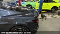 Chevy Corvette C8 Wing Comparison