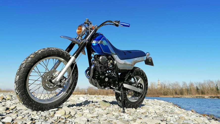 Two Wheeled Beach Basher: Custom Yamaha TW125