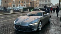 Ferrari Roma reklamının sahne arkası görüntüleri