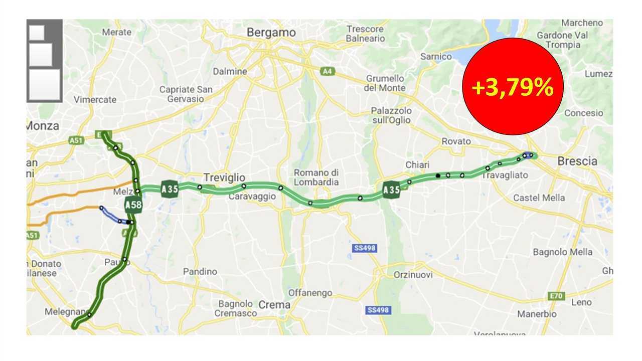 Autostrade, pochi aumenti nel 2020