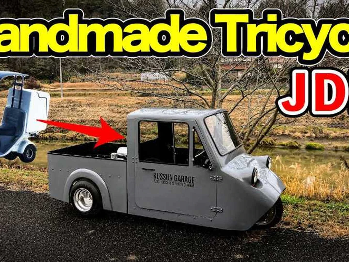 Watch A Honda Gyro Turn Into A Tiny Three-Wheeled Pickup